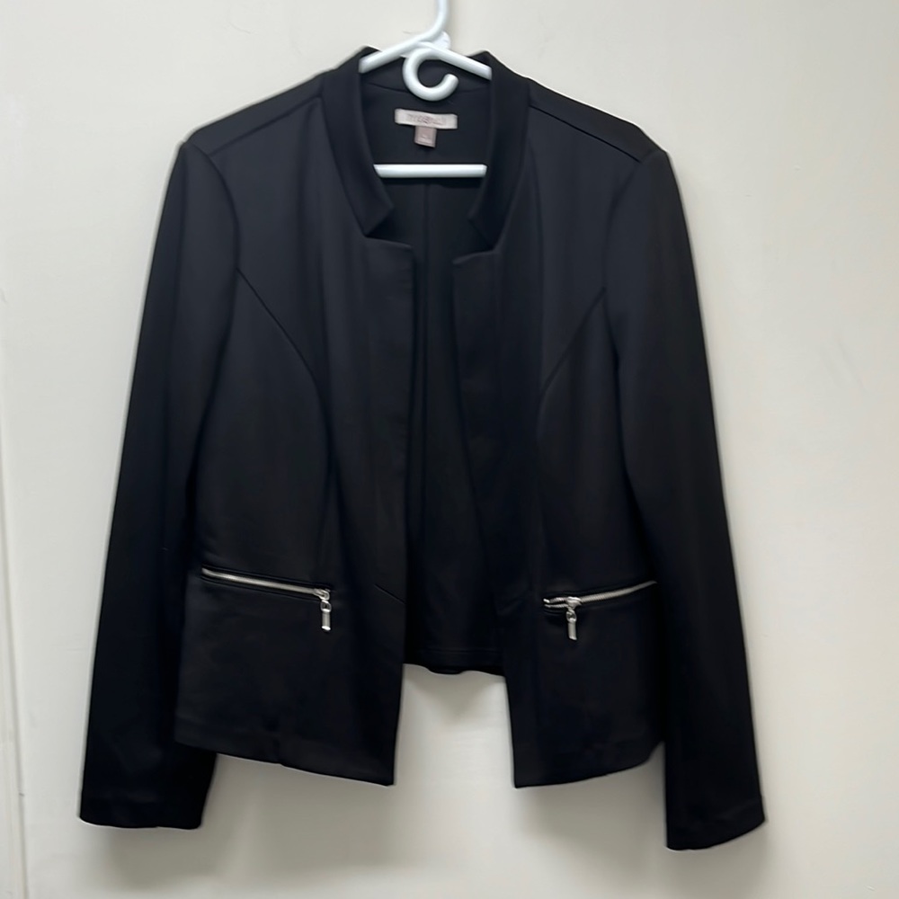 Roz & Ali Black Blazer - Size L